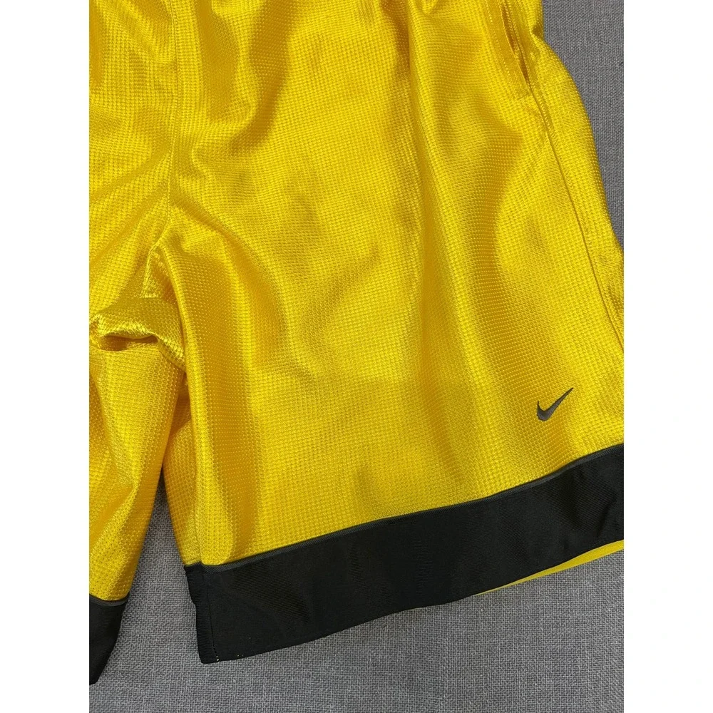 Nike Basketball Shorts Bundle Mens Maroon Yellow Silver Athletic Mesh Lot 3 Pair